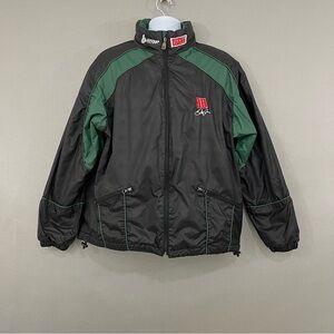 Chase Authentics Dale Earnhardt Jr #88 Green Black Nylon Nascar Jacket